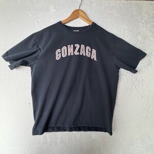 19NINE Navy Blue "GONZAGA"  Graphic Crewneck T-Shirt